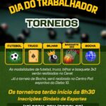 Buritama entra em campo! Torneio esportivo agita o feriado do Dia do Trabalhador com truco, futebol, basquete e mais